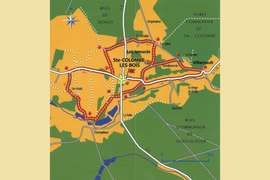 Beeld Wandelroute Sainte-Colombe-des Bois
