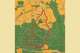 Beeld Route van de eikenbomen