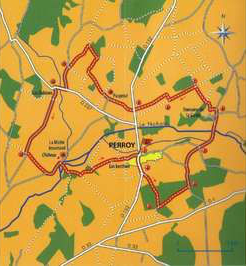 Beeld Wandelroute rondom Perroy