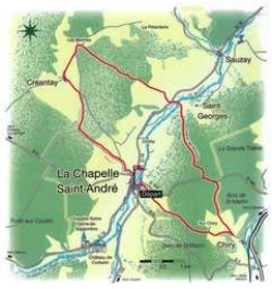 Beeld Wandelroute Washuisjes (Les Lavoirs)