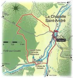 Beeld Wandelroute van Corbelin