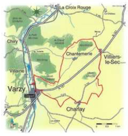 Beeld Wandelroute van Villiers-le-Sec,Varzy - Villiers-le-Sec - Varzy