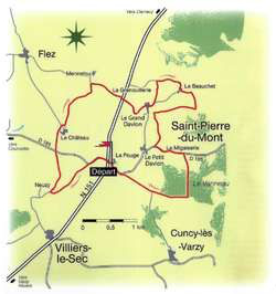 Beeld Wandelroute van Saint-Pierre-du-Mont